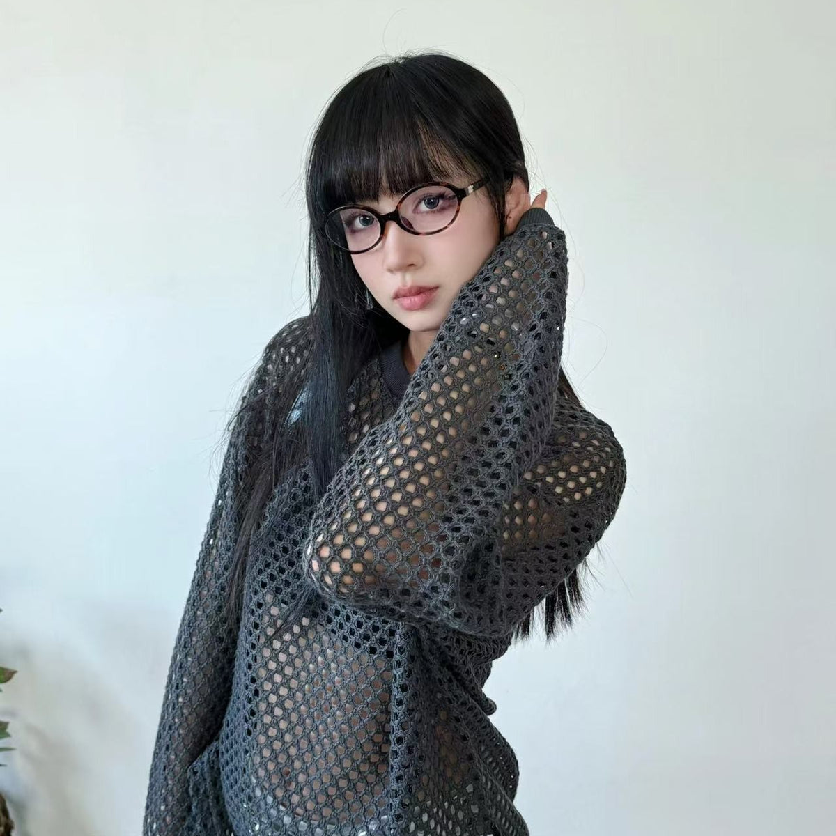 REMEDY Hollow Mesh Top