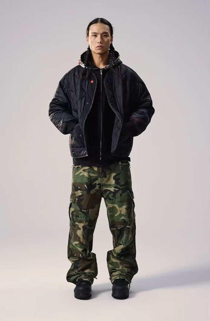 REMEDY Embroidered Cotton Padded Jacket
