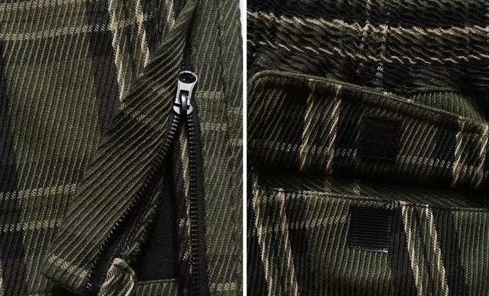 REMEDY Plaid Cargo Trousers