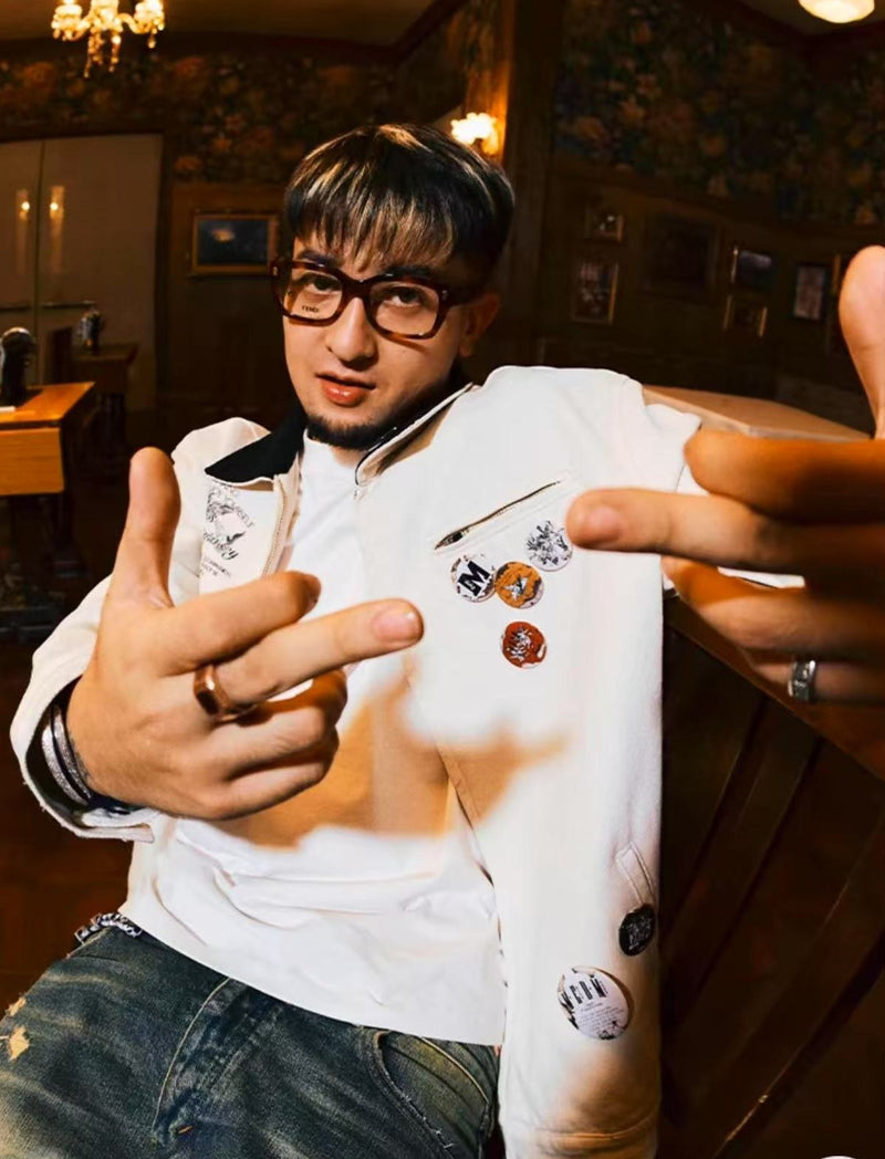 MEDM Angel Dove Detroit Embroidered Jacket