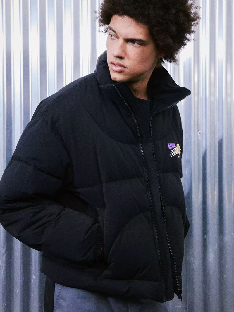 AFGK Solid Color Basketball Down Jacket