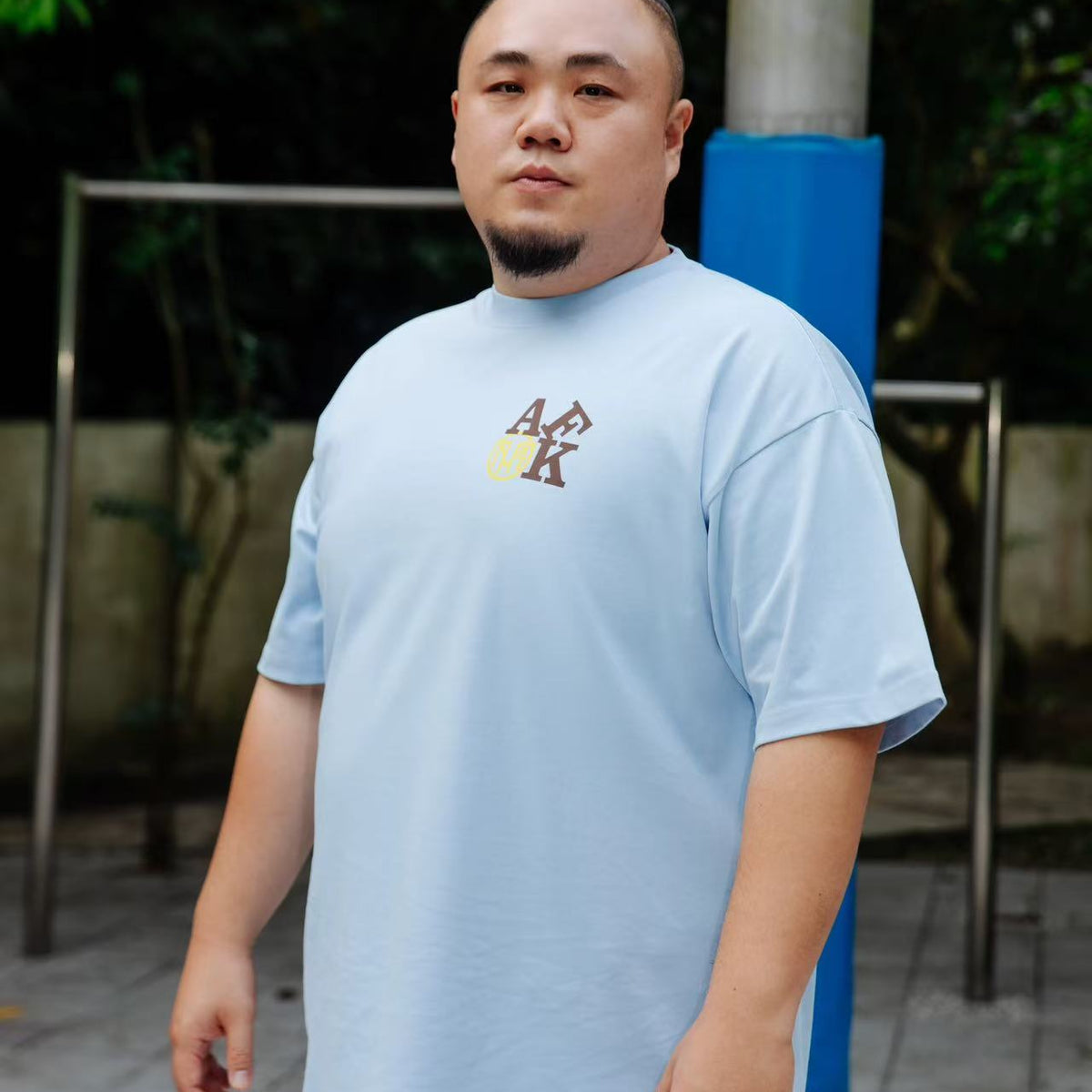 AFGKxMJFRESH Ribbon Printed Short-sleeved T-shirt