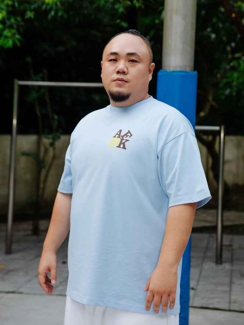 AFGKxMJFRESH Ribbon Printed Short-sleeved T-shirt