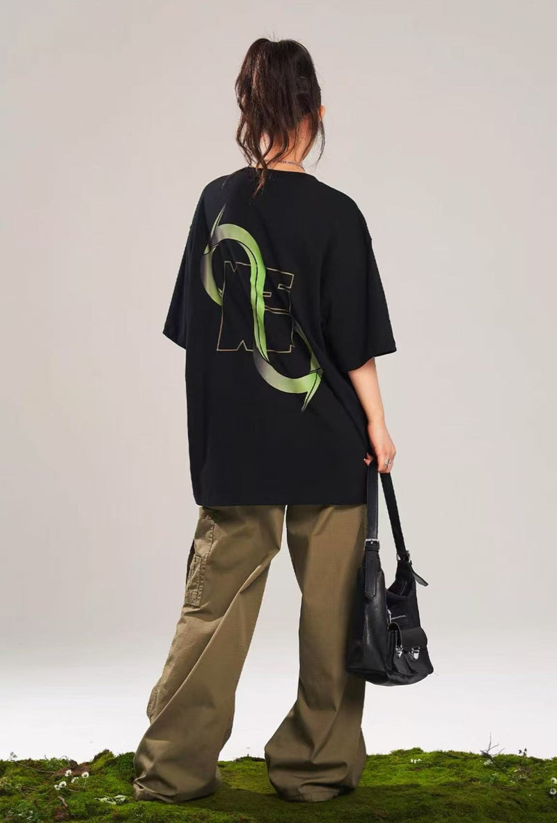 BIPOLARxNST Joint Gradient LOGO Short-sleeves T-shirts