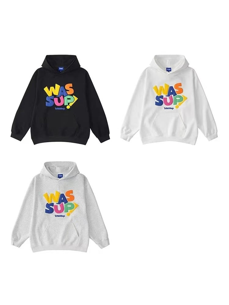 WASSUP Rainbow Printed Hoddie