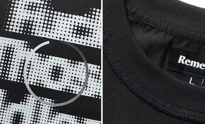 REMEDY Message Print Shor-sleeve T-shirt
