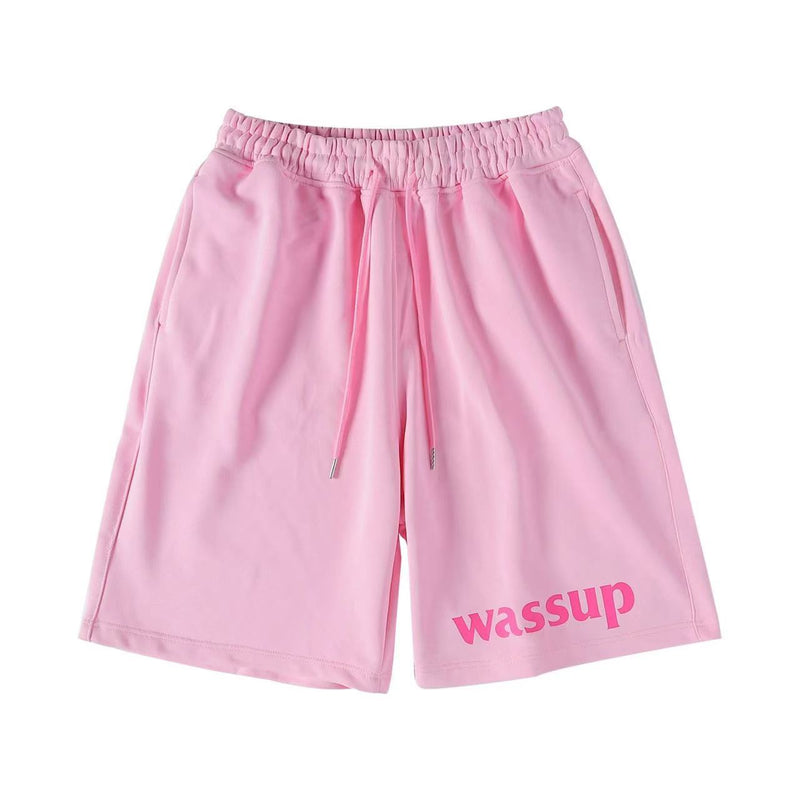 WASSUP Webbing Stitching Basketball Shorts