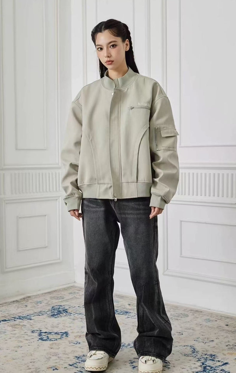 ACHOCK High Street Zippered Logo Jacket