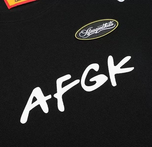 AFGK Badge Waffle Patch Long Sleeve Jersey