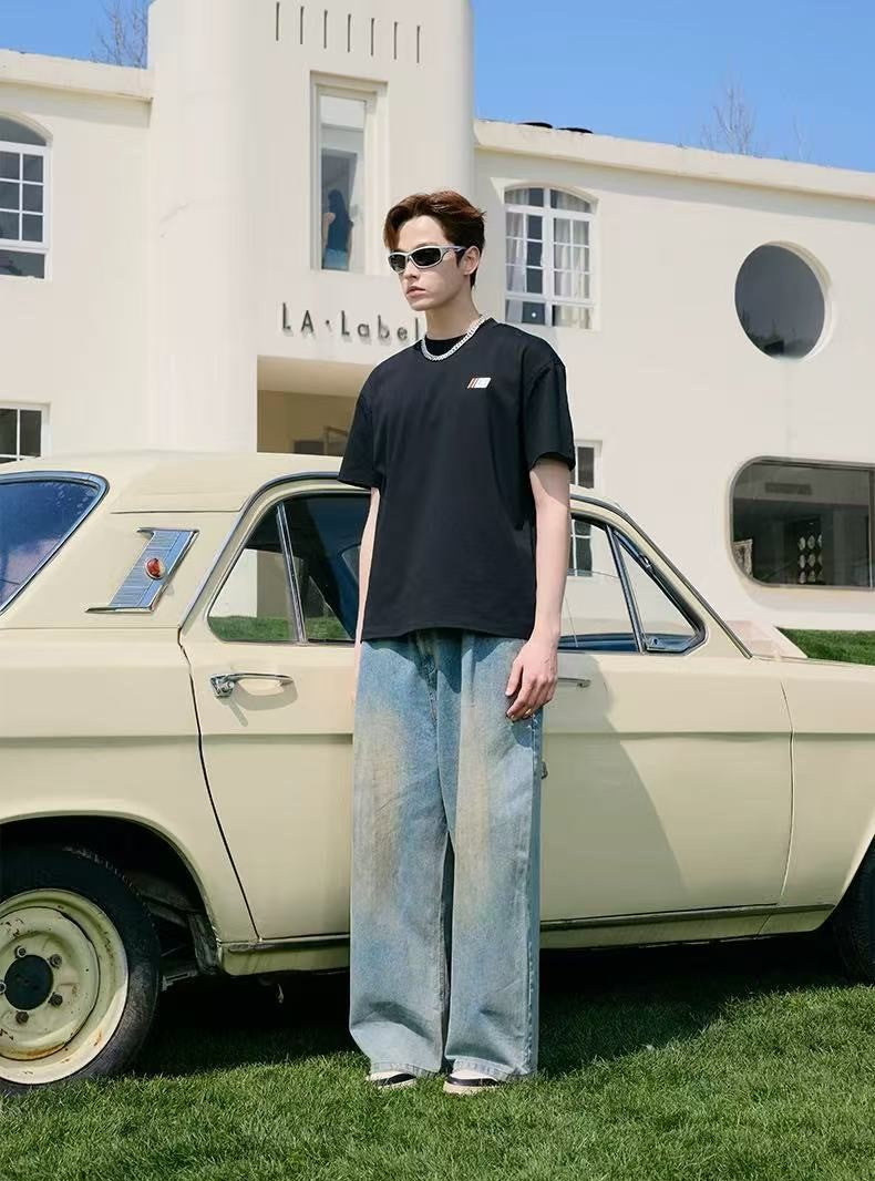 ICONSLAB Three Color Gradient logo T-shirts