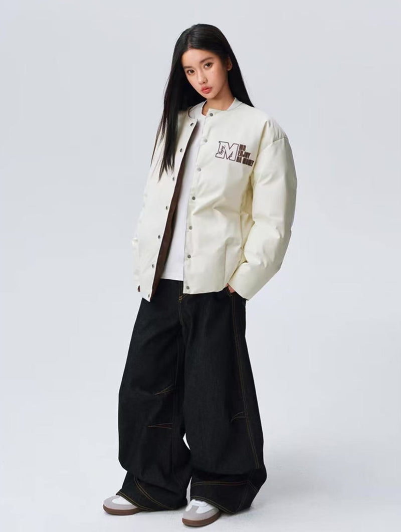 MEDM Cocoon Reversible Embroidered Down Jacket