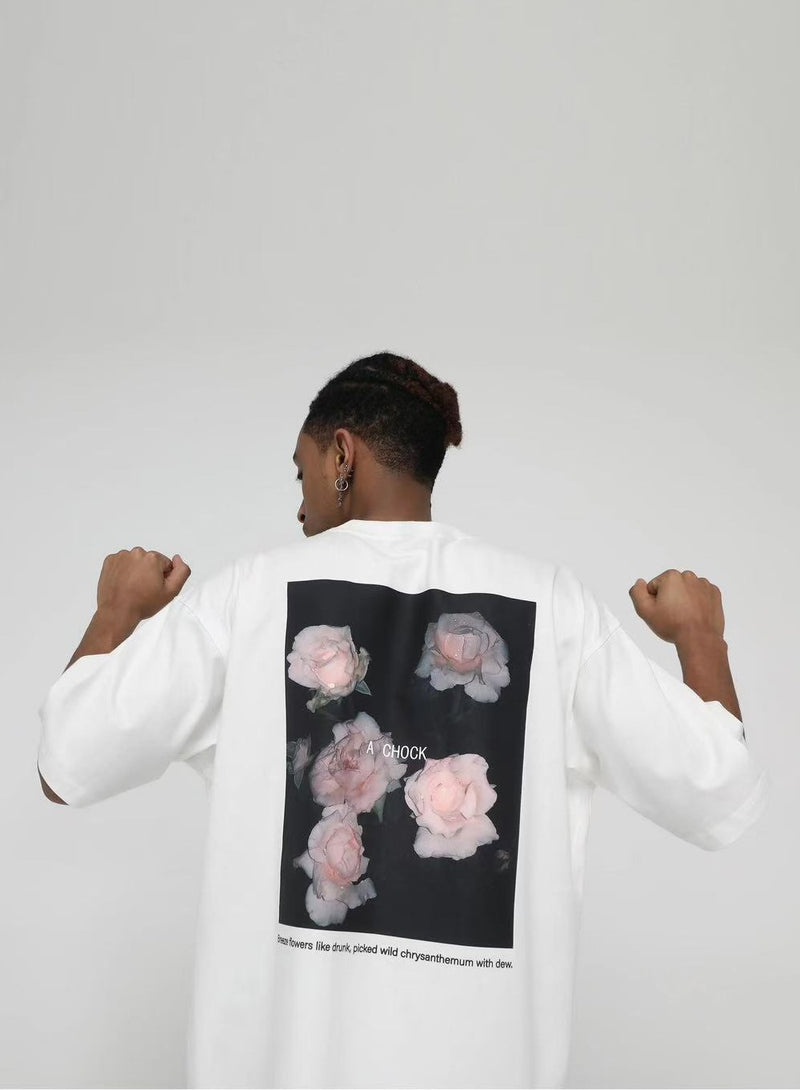 ACHOCK Floral Print T-shirt