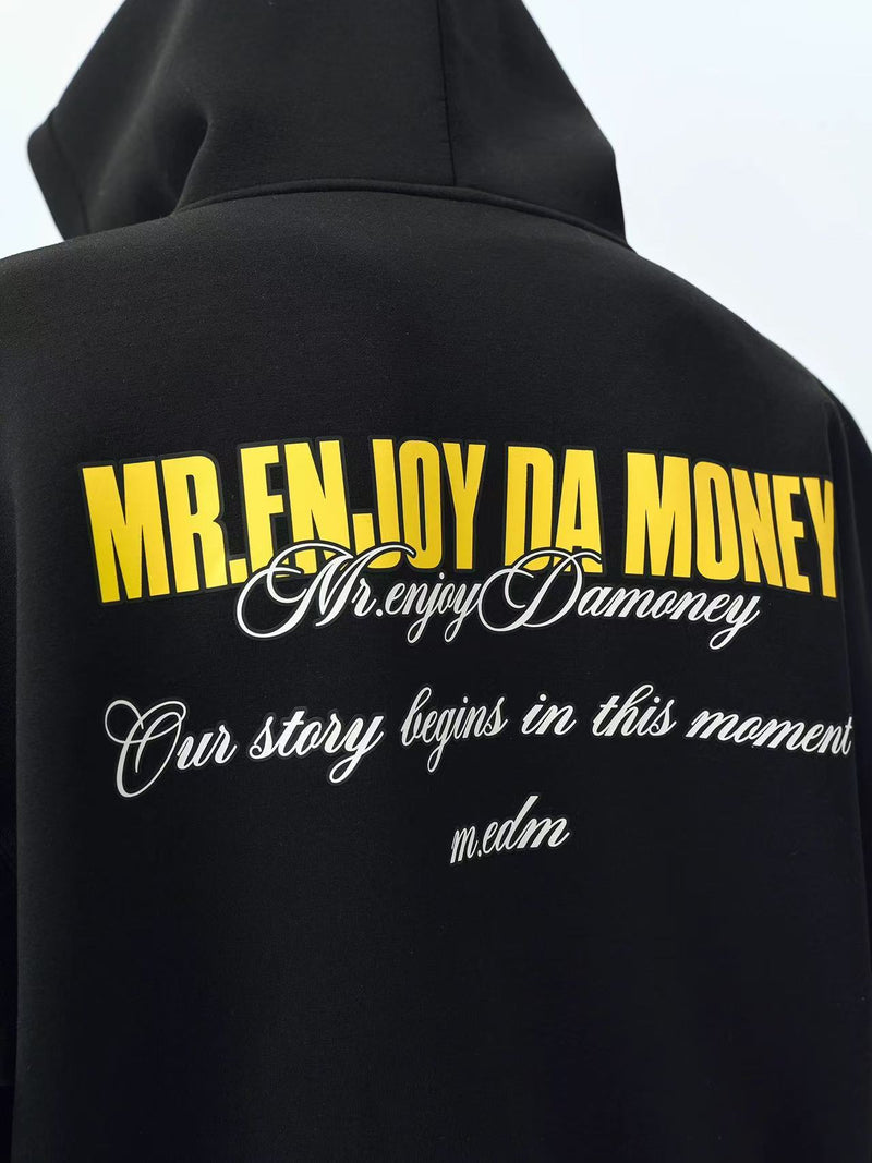 MEDM Four-letter Logo Air Layer Zipper Sweatshirt