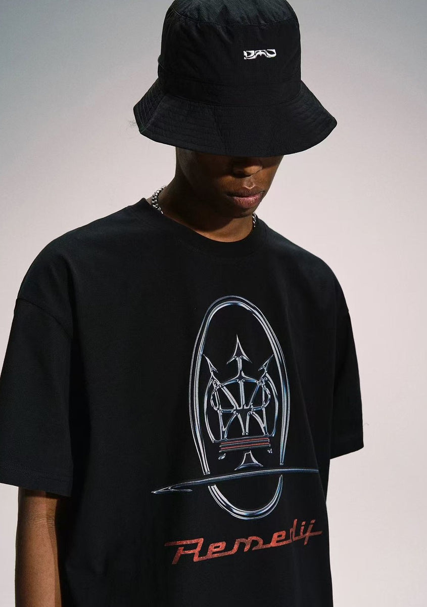 REMEDY Trident Print Short-sleeve T-shirt