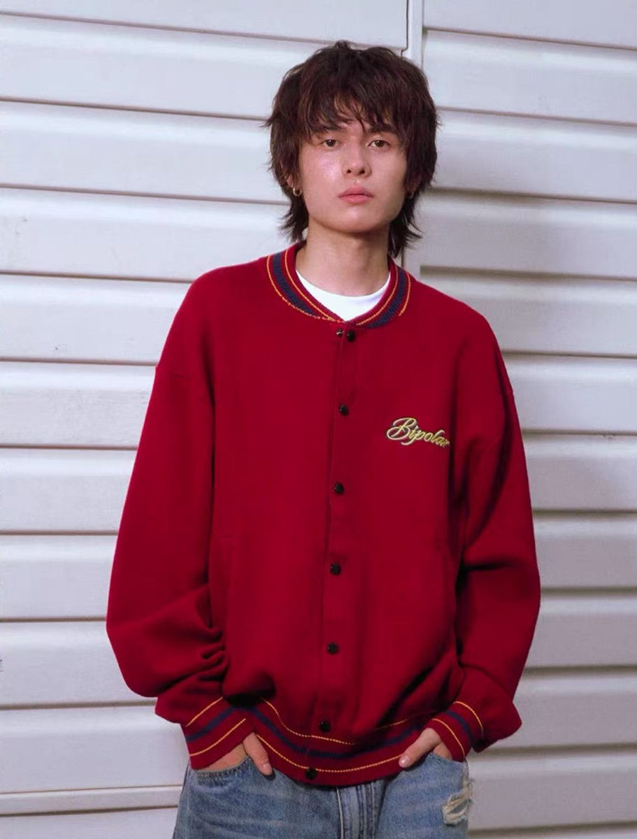 BIPOLAR Mera Outfit Baseball Jersey Sweater