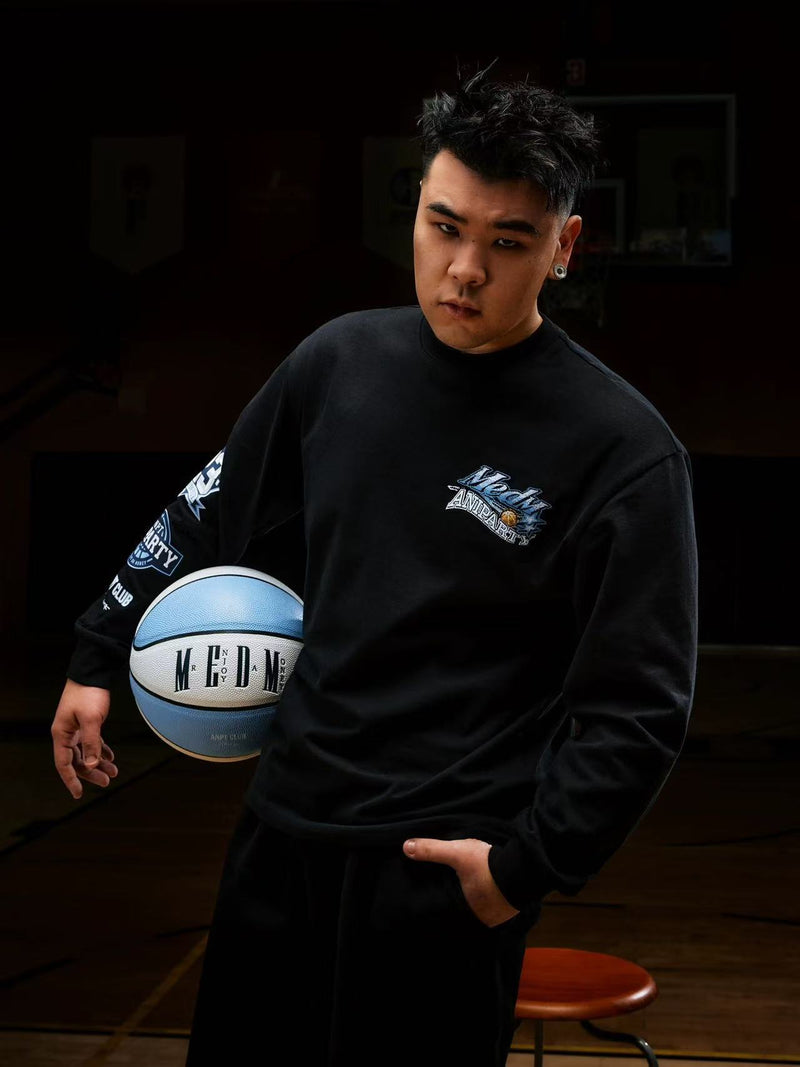 MEDMxANPT Toothbrush Embroidered Long-sleeve T-Shirt