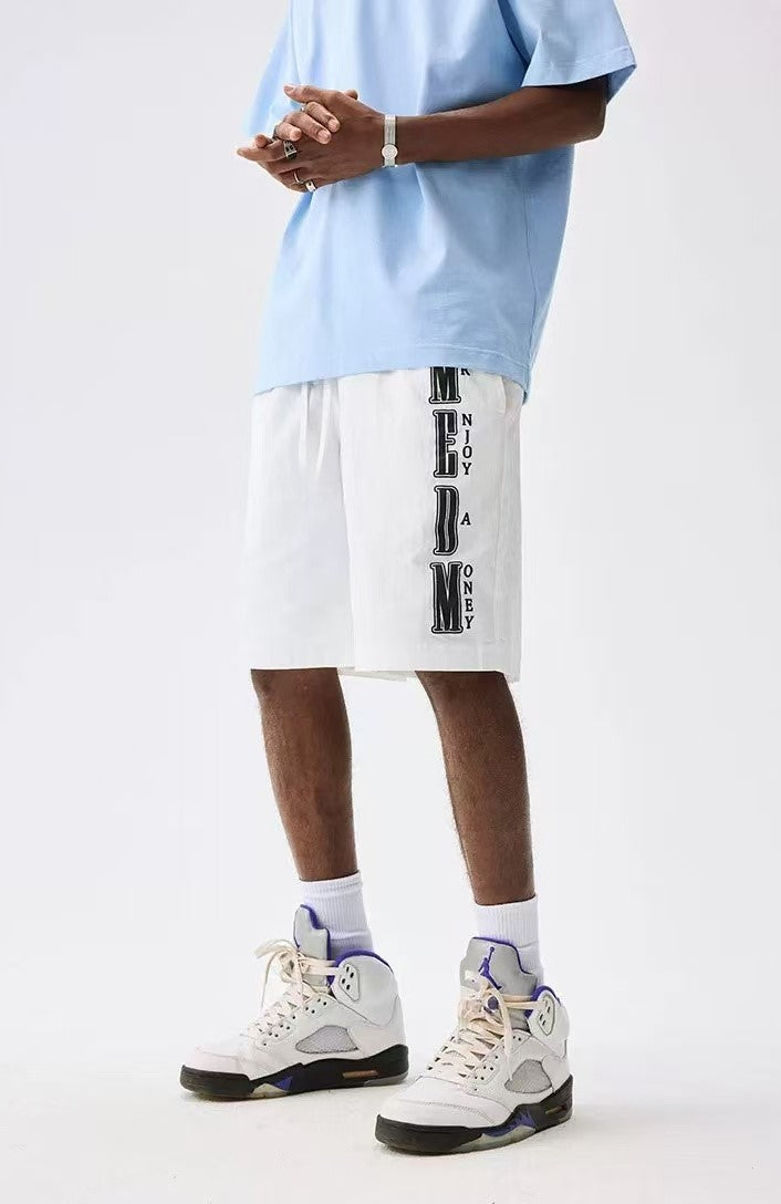 MEDM Nylon Letter Logo Shorts
