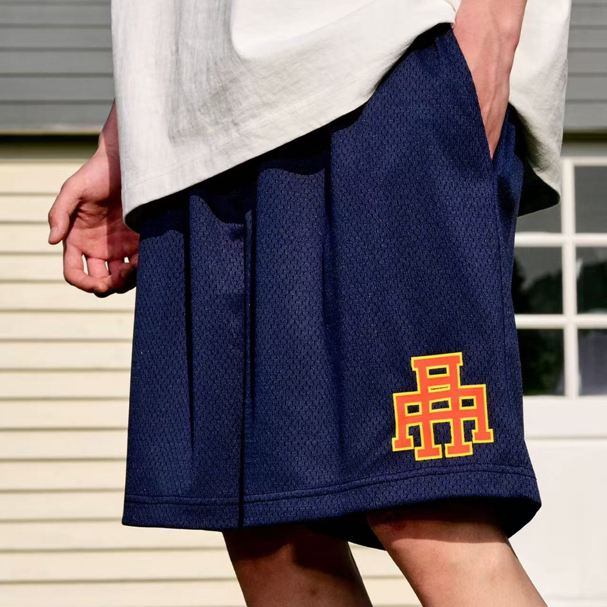 AFGK Hip Hop Street Mesh Sports Shorts