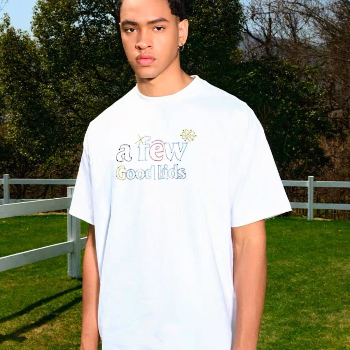 AFGK Neon Star Hot Diamond T-shirt