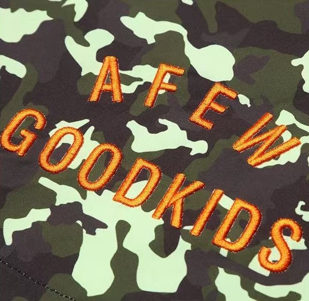AFGK Street Military Green Camouflage Shorts