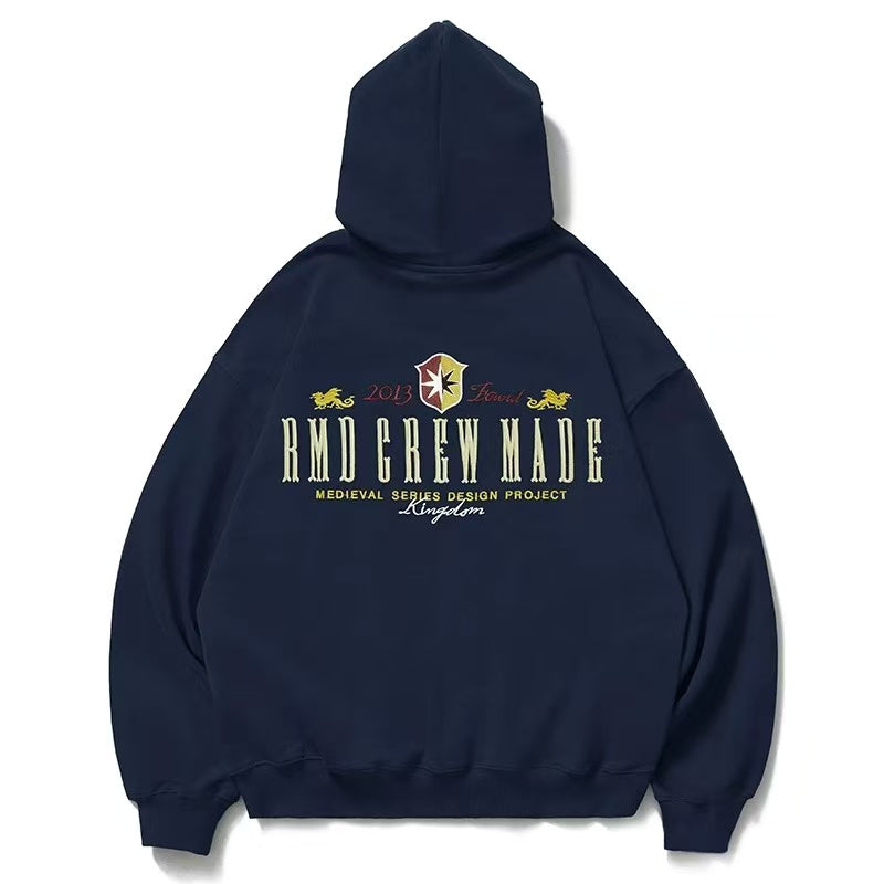 REMEDY Logo Embroidered Fleece Hoodie