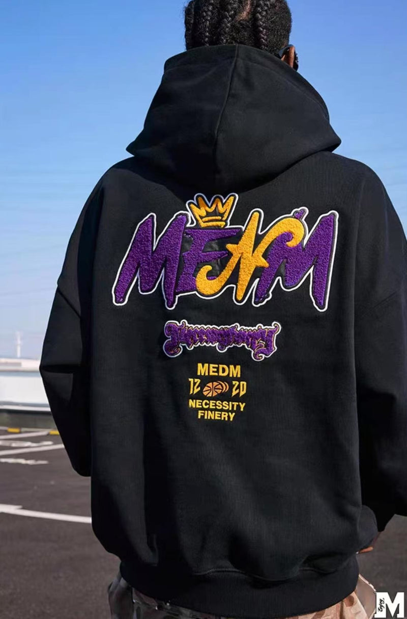 MEDMxNecessityFinery Joint Series Retro Hoodie