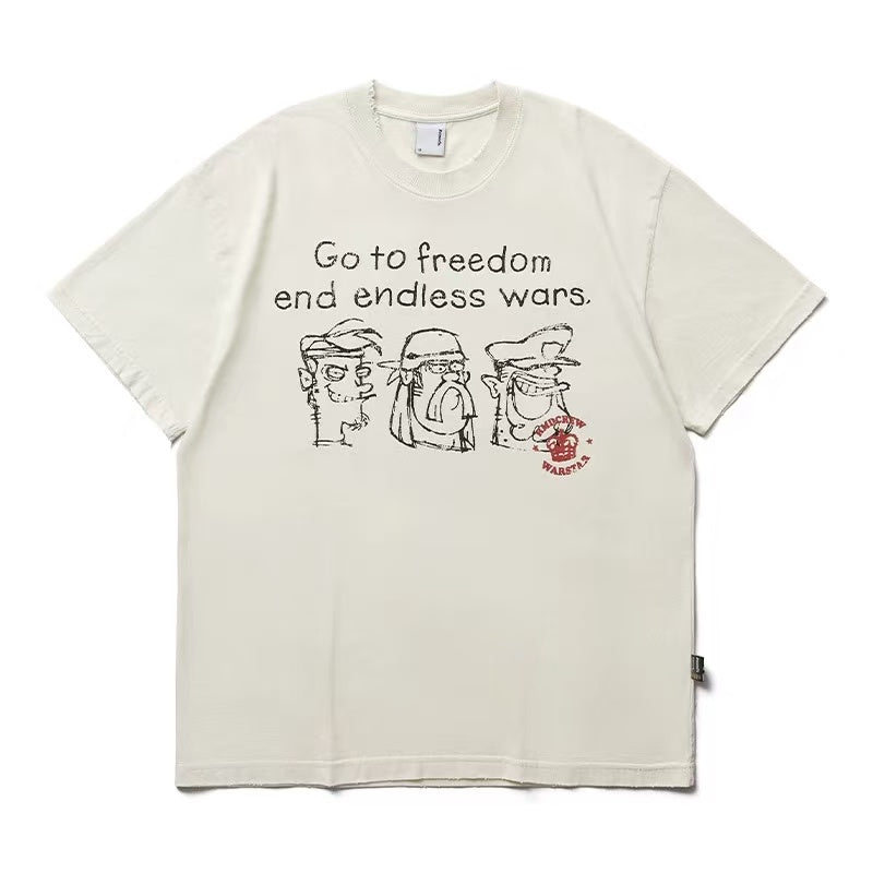 REMEDY Anti-war Short-sleeved T-shirt
