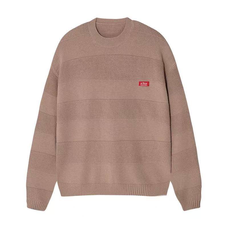 AFGK Striped Textured Sweater