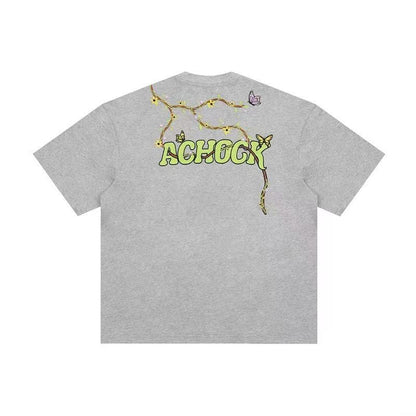 ACHOCK Little Devil Embroidery T-shirt