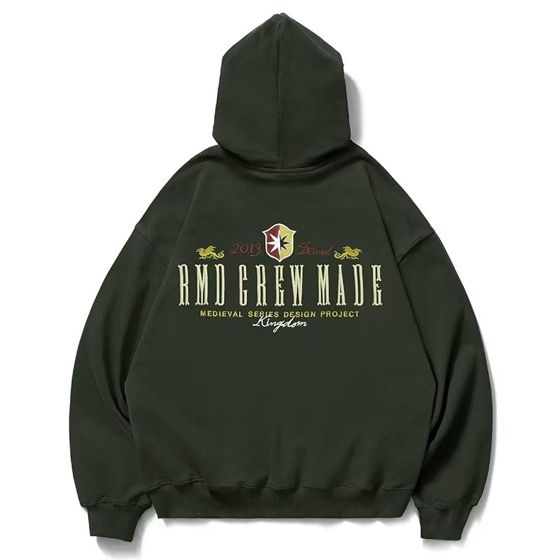 REMEDY Logo Embroidered Fleece Hoodie