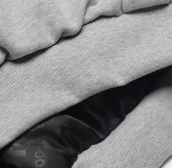 AFGK Badge Embroidered Down Hoodie Jacket