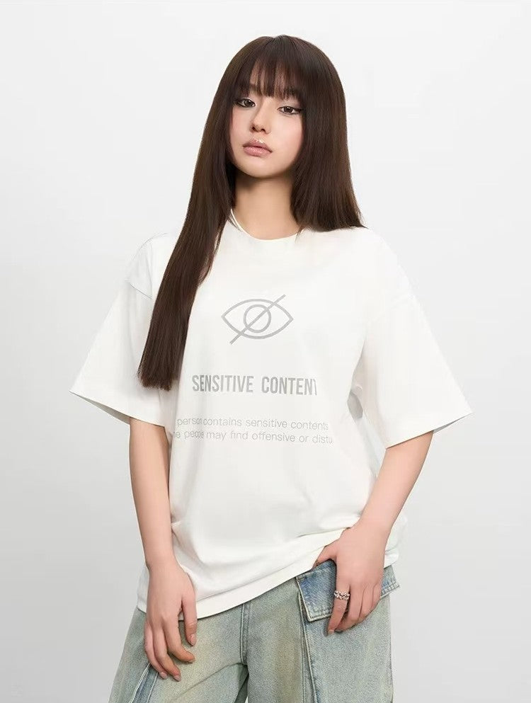 AFGK Laser 3M Reflective Printed Short-sleeved T-shirt