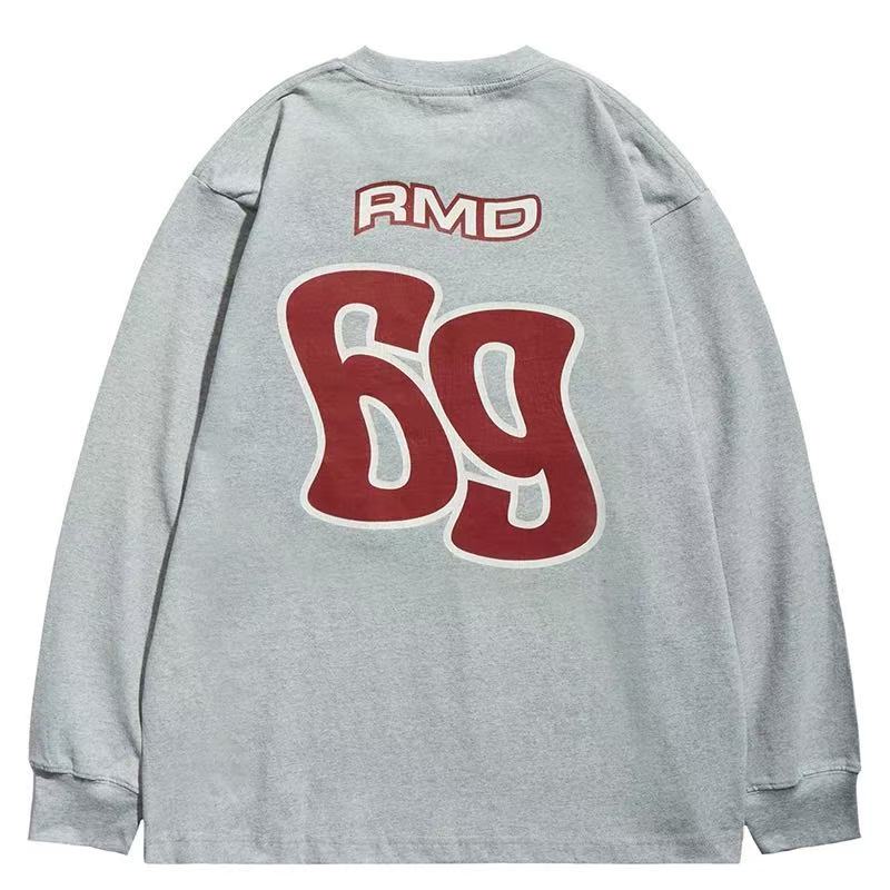 REMEDY 69 Cracked Print Long-sleeve Tee