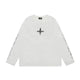 ACHOCK Retro Simple Cross Long-sleeved Tee