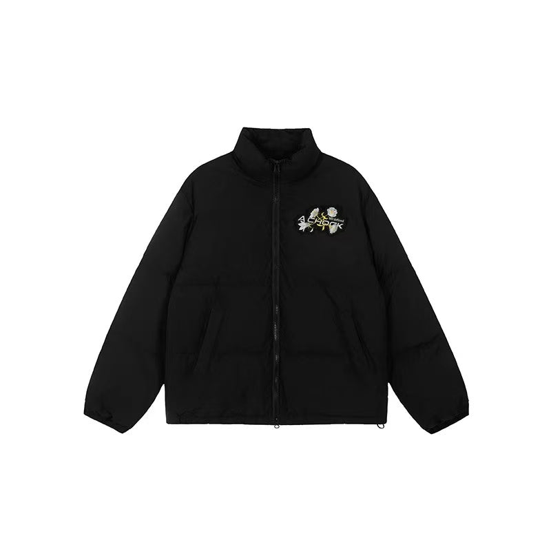 ACHOCK Logo Design Velcro Down Jacket