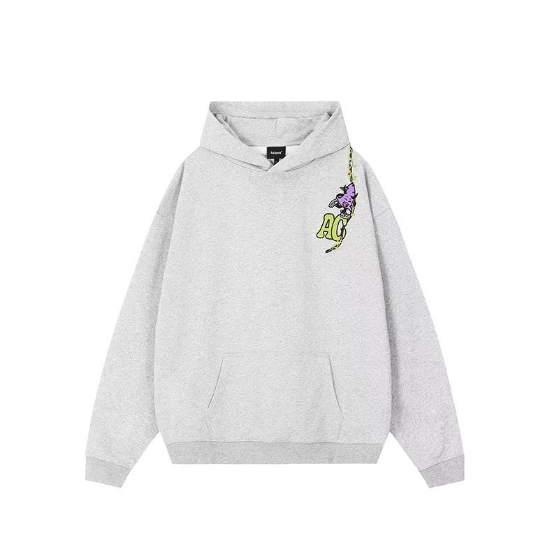 ACHOCK Little devil Embroidered Hoodie