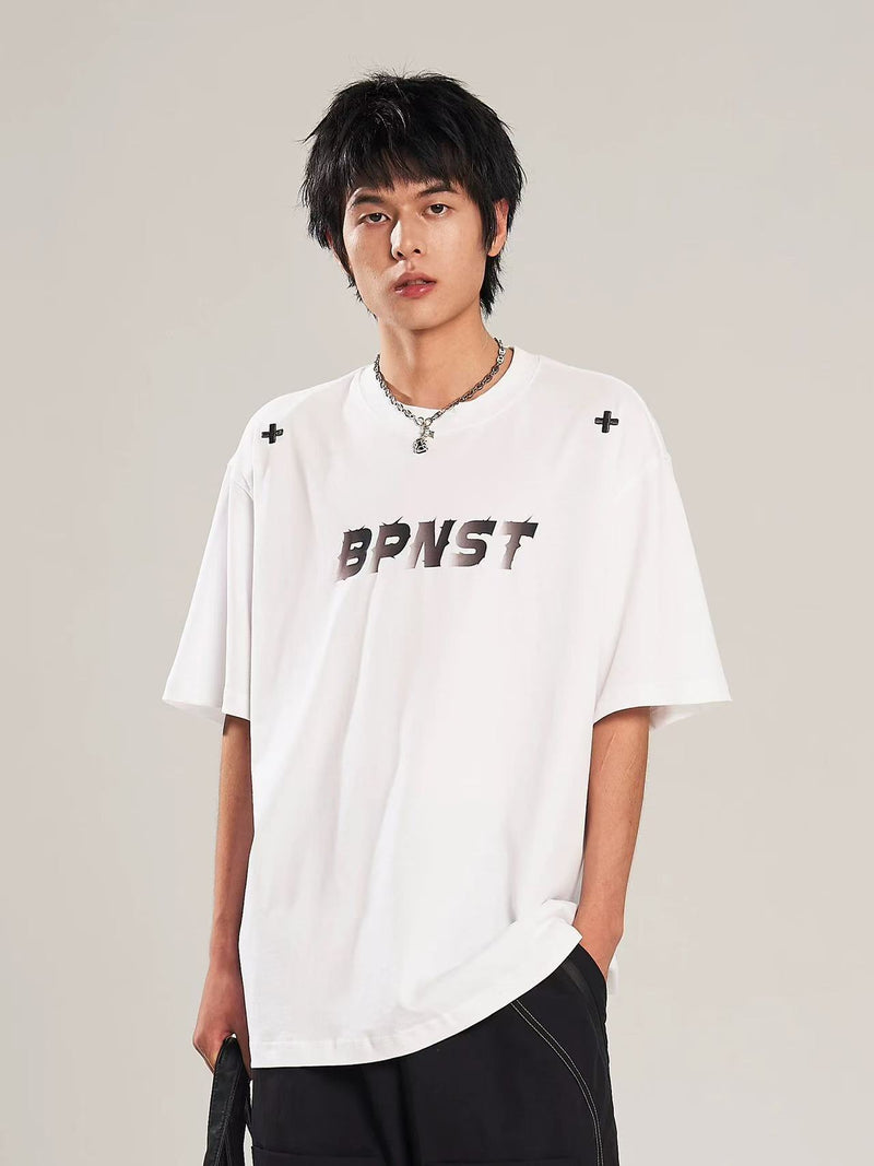 BIPOLARxNST Joint Gradient LOGO Short-sleeves T-shirts