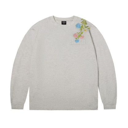 BIPOLAR Flowery Branches Long-sleeved Sweatshirt
