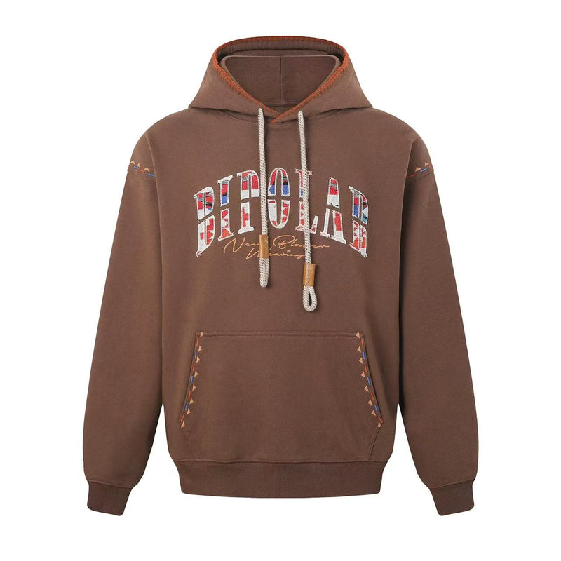 BIPOLAR Maillard Patch Embroidered Hoodie