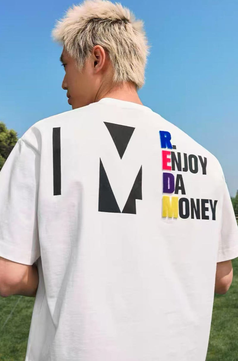 MEDM Silhouette Embroidered Short Sleeve T-Shirt