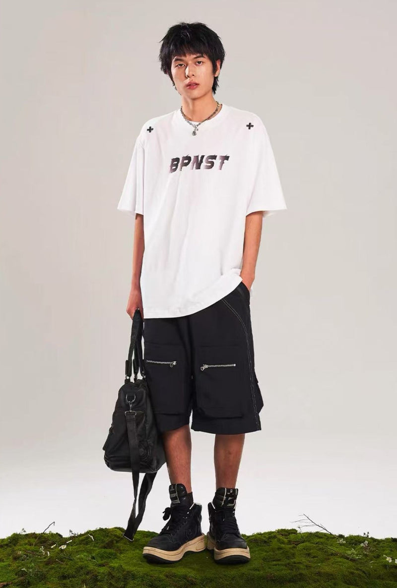 BIPOLARxNST Joint Gradient LOGO Short-sleeves T-shirts