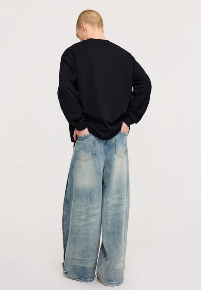 ATRY Slogan Letters Contrast Color Sweater