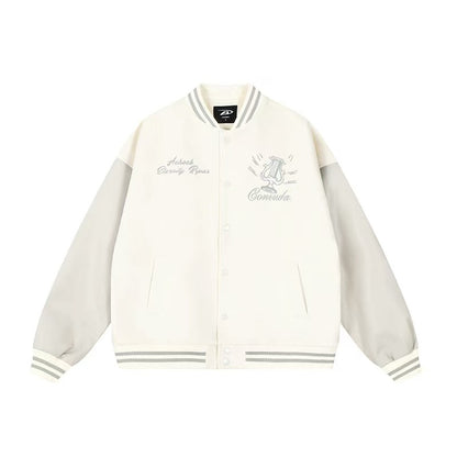 ACHOCK Logo Embroidered Bomber Jacket