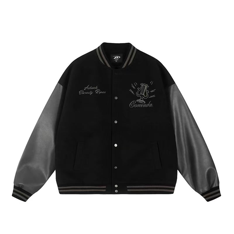 ACHOCK Logo Embroidered Bomber Jacket