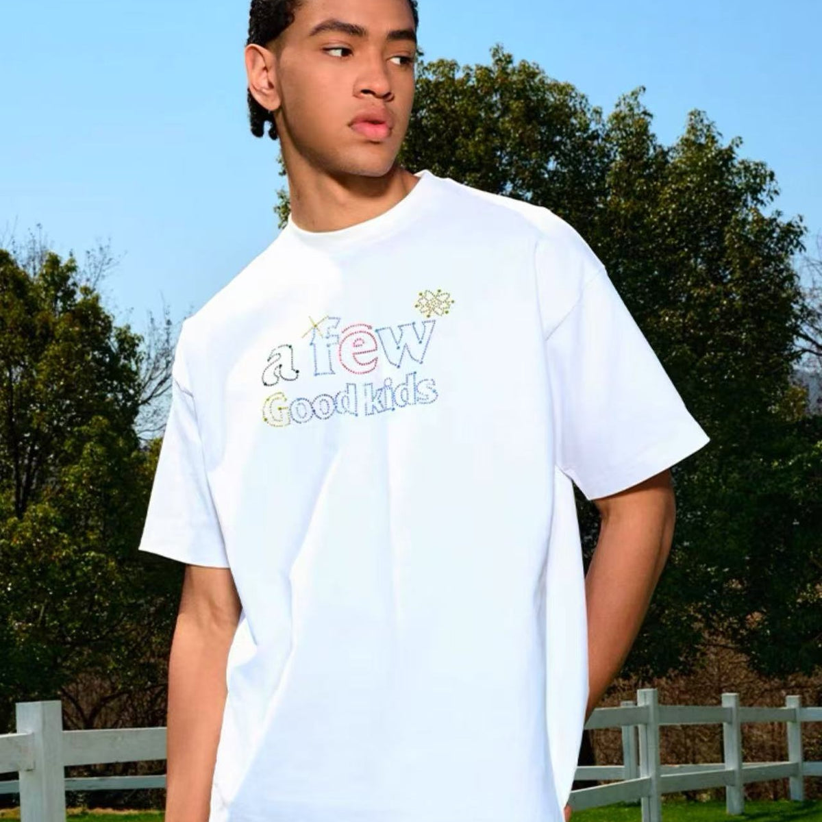 AFGK Neon Star Hot Diamond T-shirt