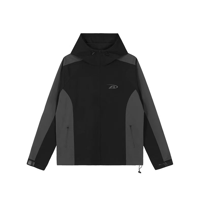 ACHOCK Logo Print Simple Outdoor Jacket