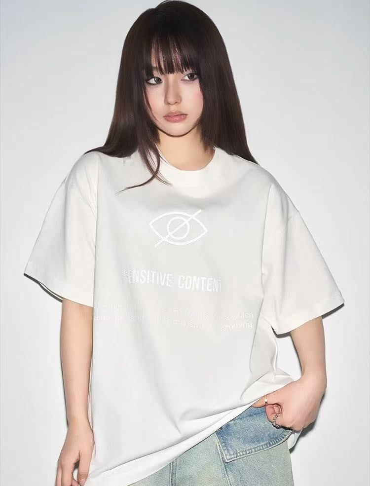 AFGK Laser 3M Reflective Printed Short-sleeved T-shirt