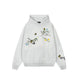 ACHOCK Floral Embroidered Hoodie