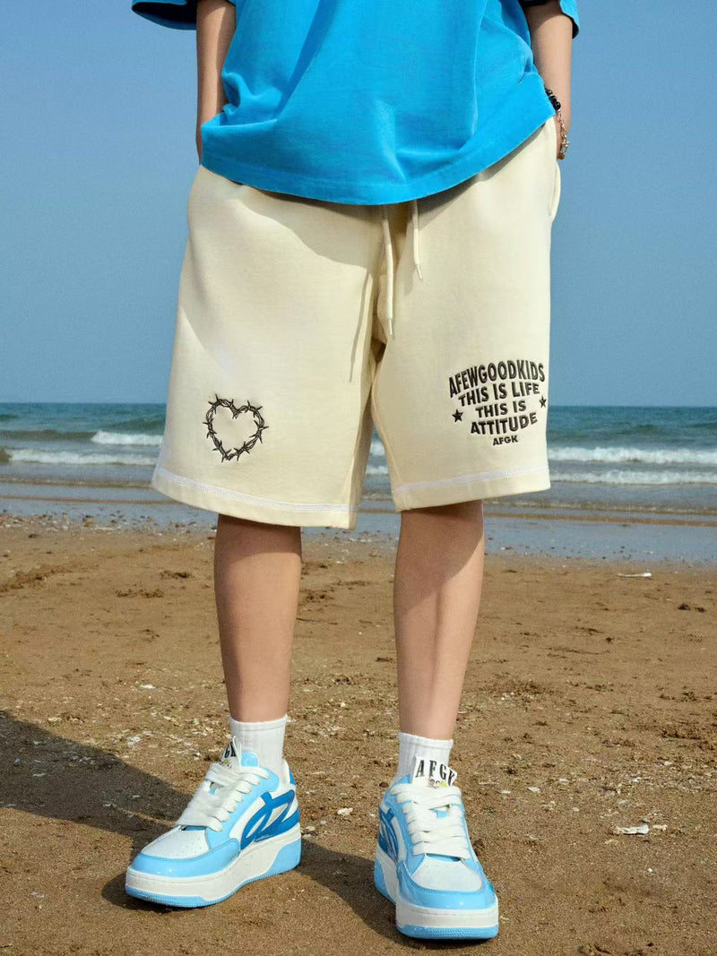 AFGK Hip Hop Terry Casual Shorts