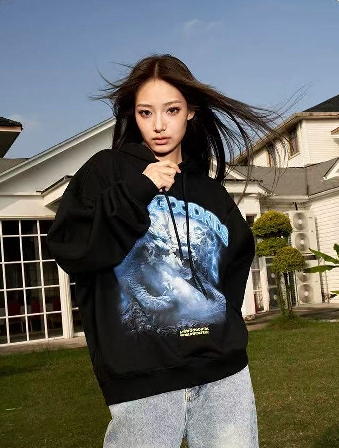 AFGK Double Dragon Pullover Hoodie